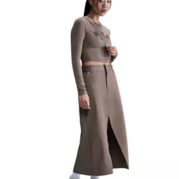 Nike Dresses & Skirts - Nike Women's Sportswear Collection Twill Skirt-Brown XL New With Tags